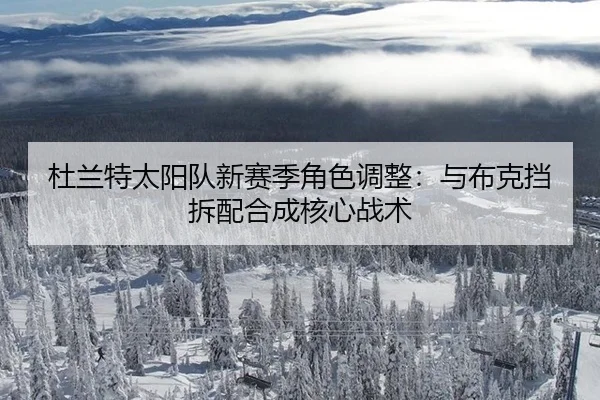 杜兰特太阳队新赛季角色调整：与布克挡拆配合成核心战术